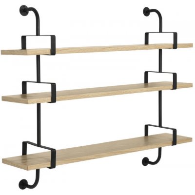 Gubi Police Démon Shelf 2, 155cm, 3 shelves, oak – Hledejceny.cz