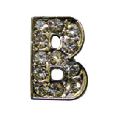 HKM Písmenko B na čelenky stříbrné – Zboží Dáma