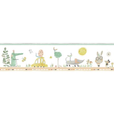 ICH Wallcoverings 3453-1 Dětská samolepící bordura Oh lala, rozměry 0,13 x 5 m – Zboží Mobilmania