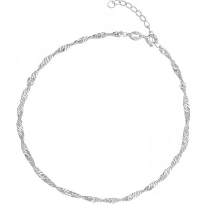 Olivie Stříbrný řetízek na nohu singapore 7637 – Zboží Dáma