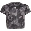 Pánské sportovní tričko adidas Essentials AEROREADY Seasonal Print Crop Tee Kids