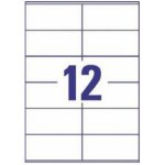 Avery Zweckform Etikety 100 listů A4 bílé 105 x 48 mm univerzální 3424 – Hledejceny.cz