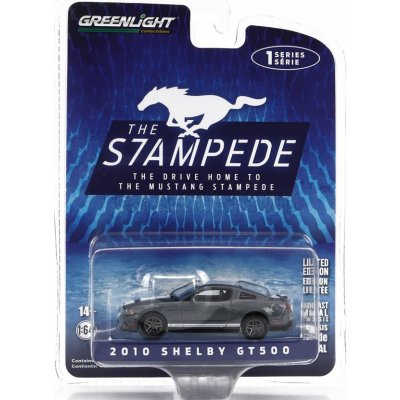 Greenlight Ford usa Mustang Shelby Gt500 Coupe 2010 Grey 1:64 – Zbozi.Blesk.cz