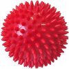 Masážní pomůcka ACRA Míček masážní 7,5cm červený balónek ježek s bodlinkami v krabici