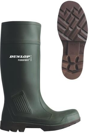 DUNLOP PUROFORT S5 holinky zelená