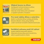 ADLER Česko Ochranná olejová lazura 5 l borovice – Zboží Mobilmania