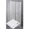 Sprchové kouty ARTTEC COMFORT B 12 čiré sklo 80 x 80 x 198 cm s vaničkou z litého mramoru LINEA (PAN04674)