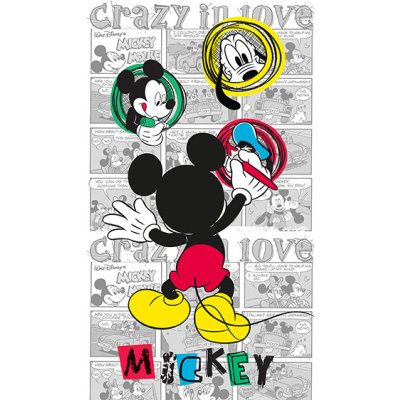 Dětský závěs DISNEY - Mickey kreslí - 140x245 cm – Zboží Mobilmania