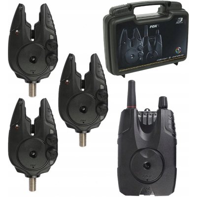 Fox Micron MX Sada Signalizátorů záběrů s příposlechem 3 pruty Černá – Zboží Dáma