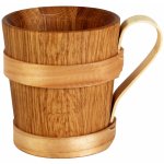 Dřevotéka - Dřevěný korbel DUB - rozšiřující se 0,5 l – Zboží Dáma