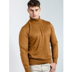 Pánský bavlněný rolák skořicový – Zboží Dáma