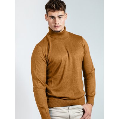 Pánský bavlněný rolák skořicový – Zboží Dáma