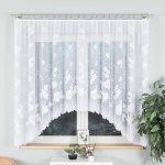Dekorační oblouková krátká záclona na žabky BOŽENA 160 bílá 300x160 cm MyBestHome – Hledejceny.cz