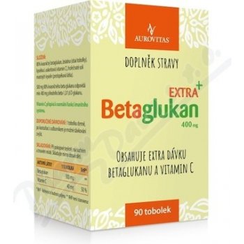 Aurovitas Betaglukan Extra+ 400 mg 90 tobolek