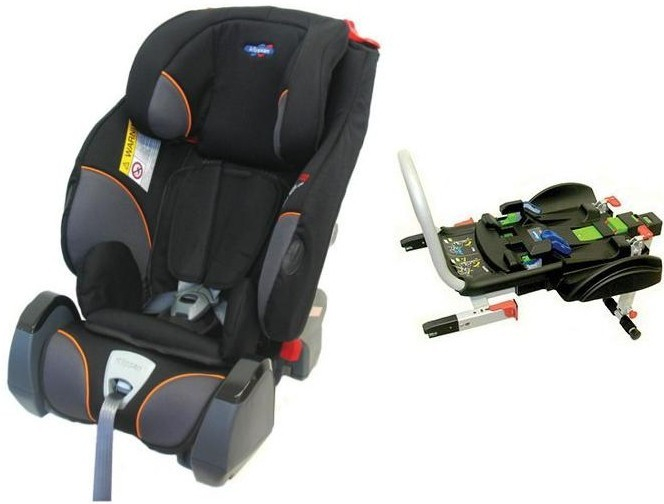 Klippan Triofix Recline 2022 se základnou Black Orange