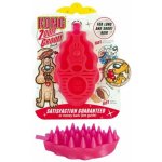 Kong Kartáč gumový ZoomGroom růžový L – Zboží Mobilmania