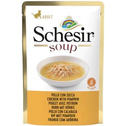 Schesir Cat Adult Soup kuře dýně 85 g