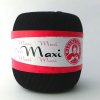 Příze Pletací / háčkovací příze Madame Tricote paris MAXI 9999 černá, jednobarevná, 100g/565m