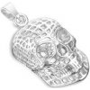 Přívěsky Šperky4U Ocelový přívěšek lebka drátěná OPP1744-ST