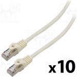 Lanberg PCF6-20CC-0150-W Patch F/UTP Kat. 6 RJ45 vidlice z obou stran lanko CCA – Zboží Živě