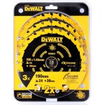 DeWALT DT10399 Sada pilových kotoučů 3ks, 190x30 mm, 24 zubů – Zboží Dáma DeWALT DT10399 Sada pilových kotoučů 3ks, 190x30 mm, 24 zubů – Zboží Dáma