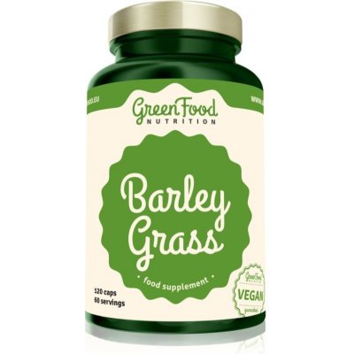 GreenFood Nutrition Barley Grass 120 kapslí – Hledejceny.cz