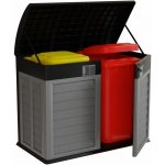 Artplast Zahradní přístřešek na popelnice Shedsto 146 x 87 x 119 cm antracit – Sleviste.cz