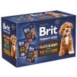 Brit Premium by Nature Adult Dog Fillets in Gravy Multipack 12 x 85 g – Zboží Mobilmania