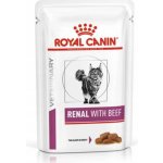 Royal Canin Veterinary Diet Cat Renal with Beef Feline 85 g – Sleviste.cz