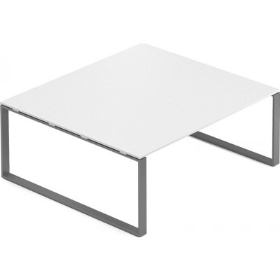 Rauman Jednací stůl Creator 180 x 160 cm, grafitová podnož, bílá – Zboží Mobilmania
