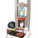 Smoby Kuchyňka Bon Appetit červeno-bílá set s nádobím a kávovarem Zvuk – Zboží Dáma