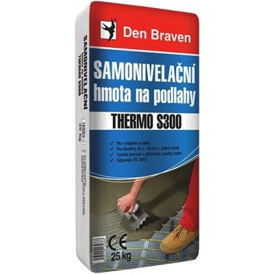 DEN BRAVEN Samonivelační hmota na podlahy THERMO S300 25 kg – HobbyKompas.cz
