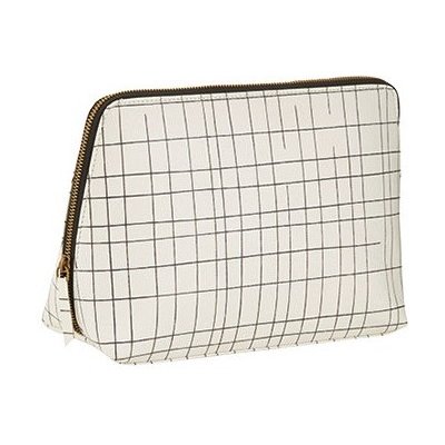 House Doctor toaletní taška Graphic Mřížka – Zboží Dáma