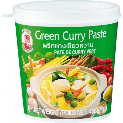 Cock Brand Thajská Kari pasta zelená 400 g – Sleviste.cz