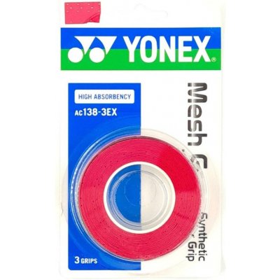 Yonex MESH GRAP AC138 3 ks červená – Hledejceny.cz