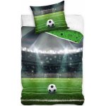 BedTex bavlna povlečení pro fotbalisty motiv Fotbalové hřiště 140x200 70x90 – Hledejceny.cz