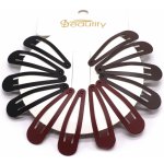 Sponky do vlasů - tmavý mix matný, 12 ks – Zboží Dáma