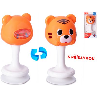 Mikro trading Chrastítko Tygr s přísavkou 12 cm – Zboží Dáma