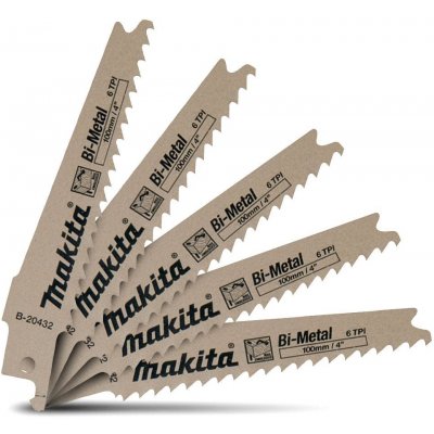 Makita B-20432 pilový list dřevo BiM 100mm 5ks – Hledejceny.cz