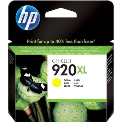 HP 920XL originální inkoustová kazeta žlutá CD974AE – Zbozi.Blesk.cz