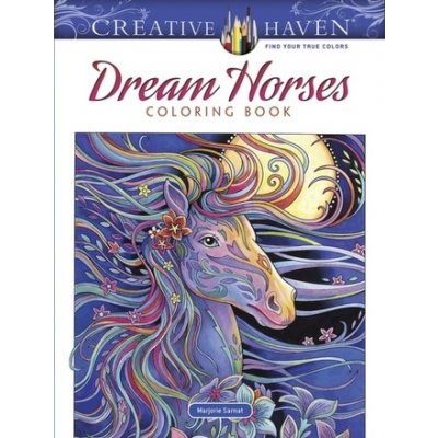 Creative Haven Dream Horses Coloring Book – Zbozi.Blesk.cz