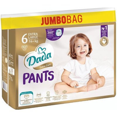 Dada BAG extra care PANTS 6 16+kg 62ks – Zbozi.Blesk.cz