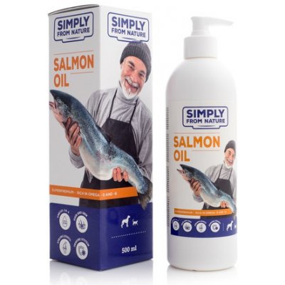 Simply from nature Salmon oil Lososový olej 500 ml – Hledejceny.cz