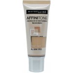 Maybelline Affinitone Perfecting + Protecting Foundation With Vitamin E sjednocující make-up 3 Light Beige 30 ml – Zbozi.Blesk.cz