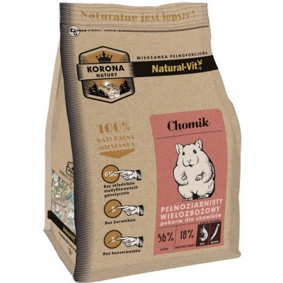 Natural-Vit Korona Natury Kompletní směs Křeček 750 g – Zboží Mobilmania