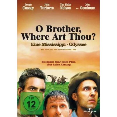 O Brother, Where Art Thou? - Eine Mississippi - Odyssee / Bratříčku, kde jsi? - v originálním znění s CZ titulky - DVD /plast/