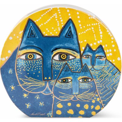Egan LAUREL BURCH FANTASTIC FELINES Žlutá váza 27X25 cm – Hledejceny.cz