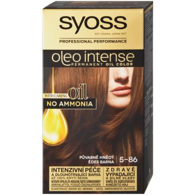 Syoss Oleo Intense Color 5-86 Půvabně hnědý – Zboží Mobilmania