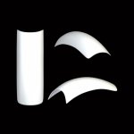 Expa Nails Nehtové tipy Royal Salon Clear rovné 7 50 ks – Zboží Dáma