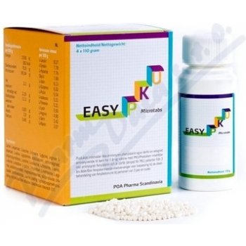 PKU EASY MICROTABS POR PLV 4X110G